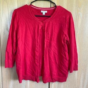 Merona Red Cardigan